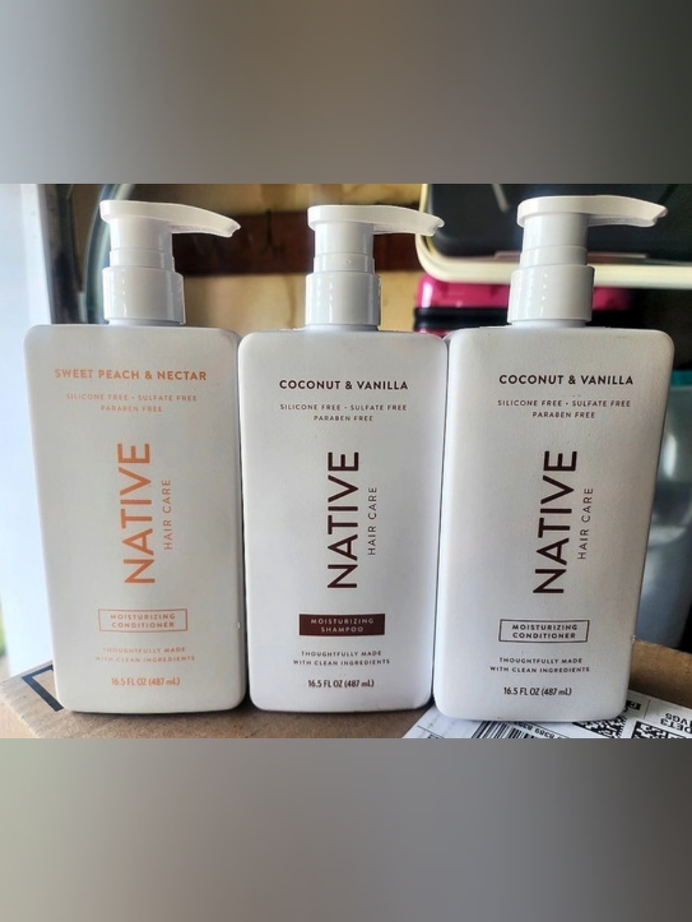 2 Native Conditioners And 1 Shampoo